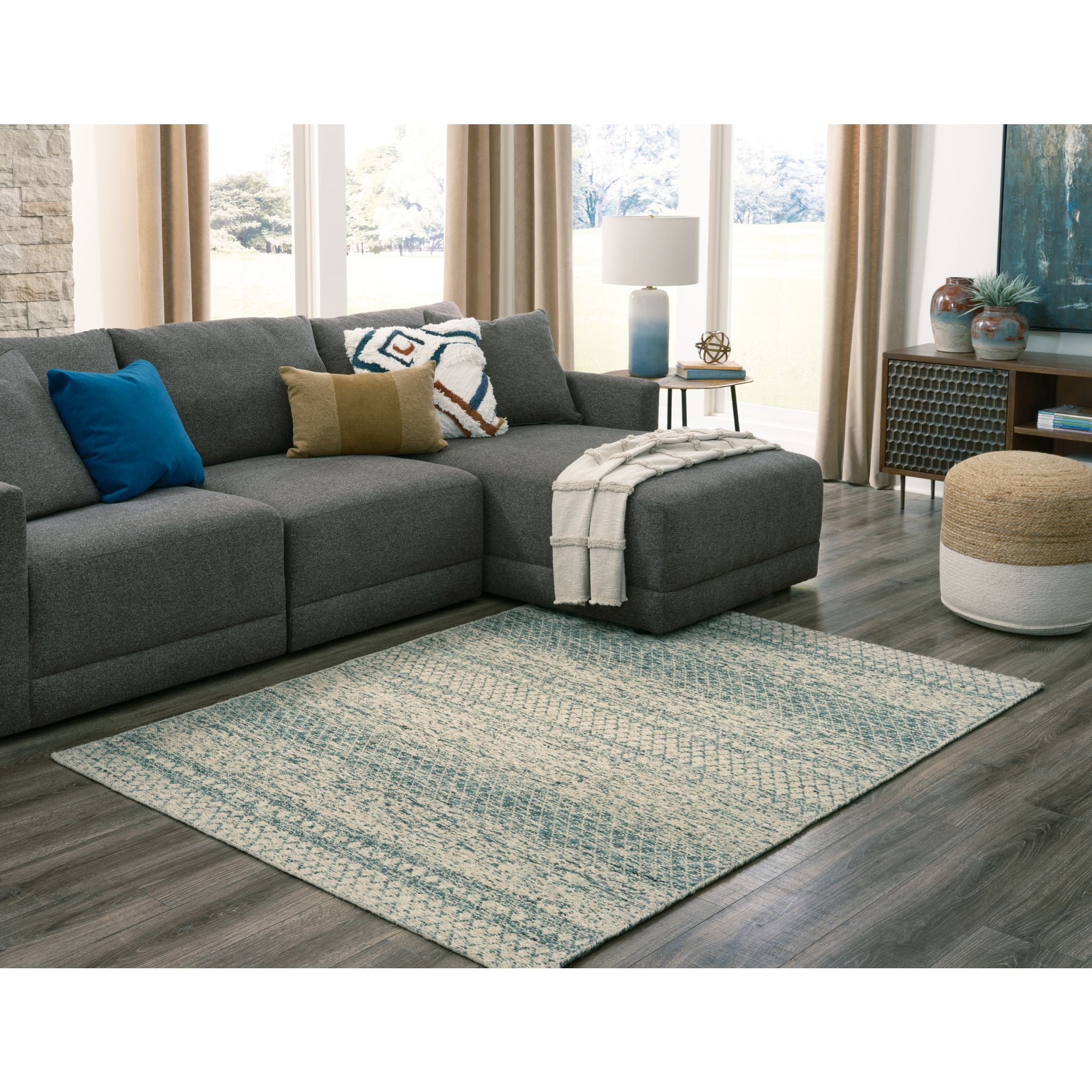 Devton Medium Rug - Soft & Durable Area Rug for Living Room, Bedroom, or Office - Perfect for Home Decor & Comfort