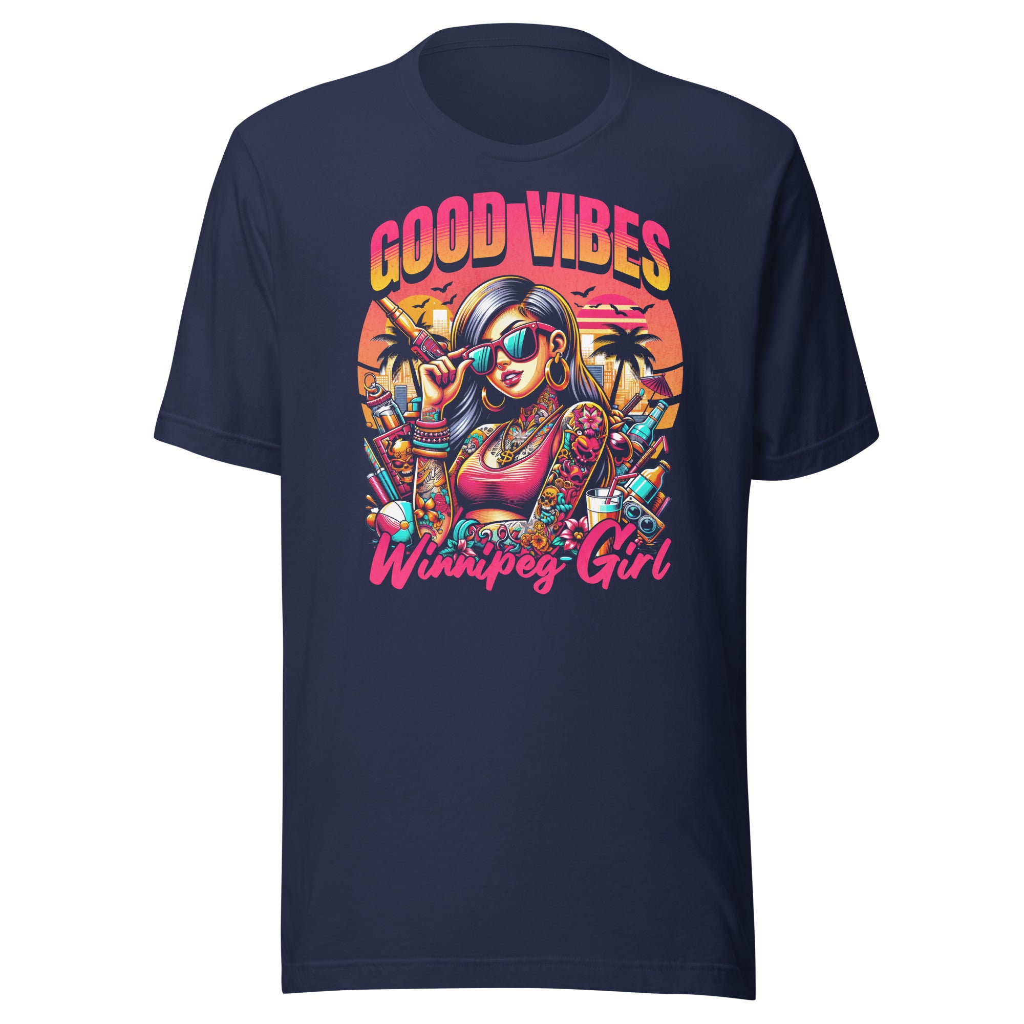 Unisex Winnipeg Girl Graphic T-Shirt - Soft Cotton Tee for Men & Women - Perfect for Casual Wear, Street Style & Everyday Outfits