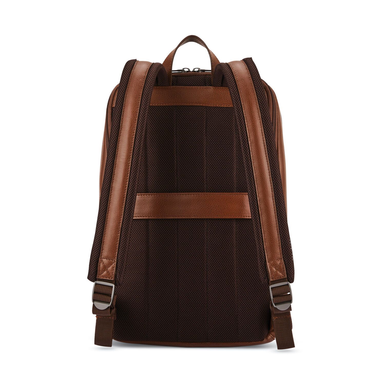 Samsonite Classic Leather Backpack for Men & Women - Durable Laptop Backpack with USB Charging Port - Perfect for Travel, Work & School
