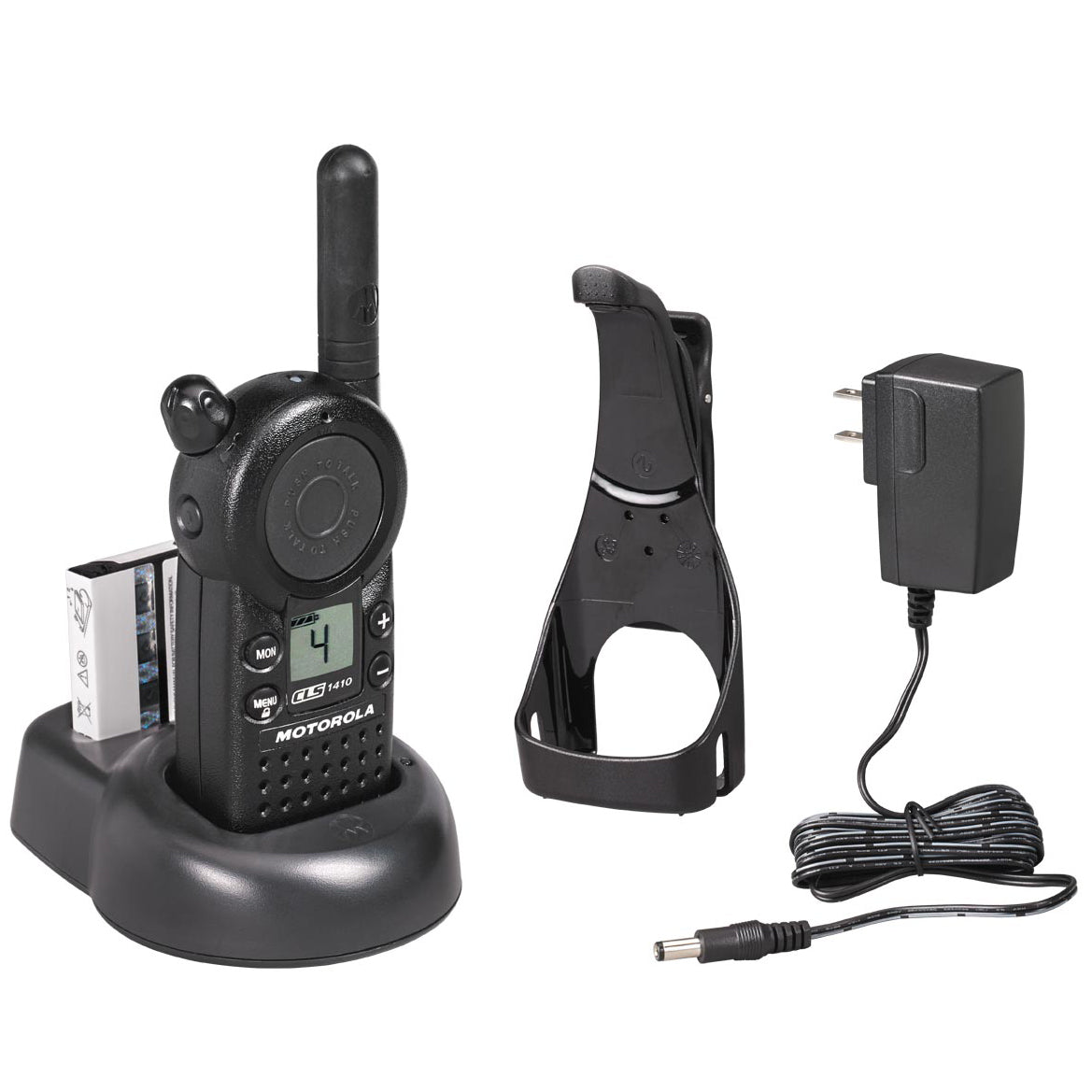 Motorola CLS1410 Two-Way Radio - Long Range Walkie Talkies for Business, Outdoor & Emergency Communication - Rechargeable, Durable & Weatherproof (Pair) - Ideal for Construction, Security & Camping