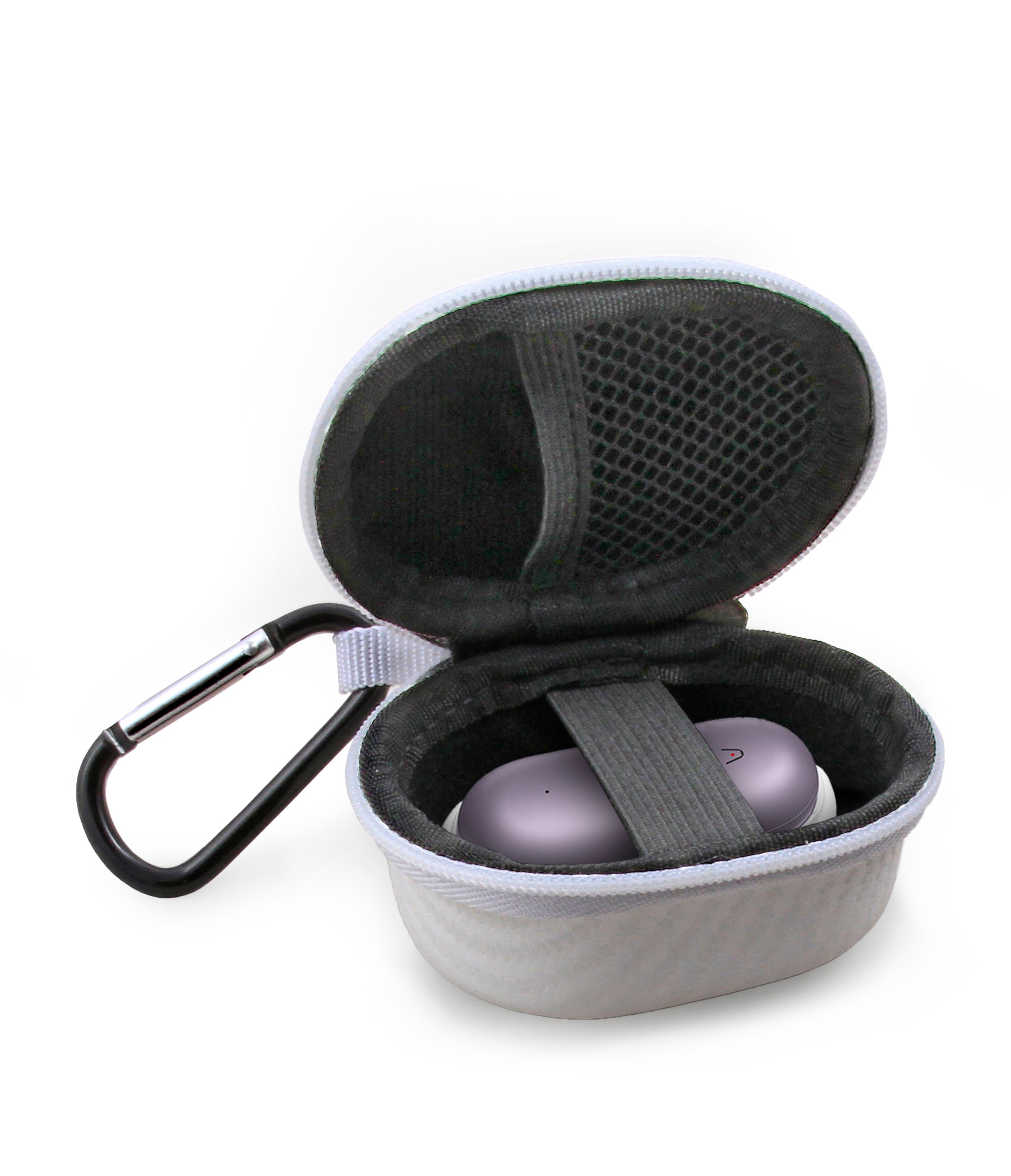 CASEMATIX White Travel Case for Plaud Notepin AI Wearable Recorder - Protective Storage for Voice Recording Device & Charging Accessories | Perfect for Business Meetings, Lectures & Travel Organization