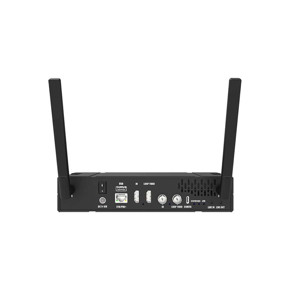 Magewell Ultra Encode AIO Live Media Encoder - Professional Streaming & Recording Device for Live Broadcasts, Webinars, and Video Production