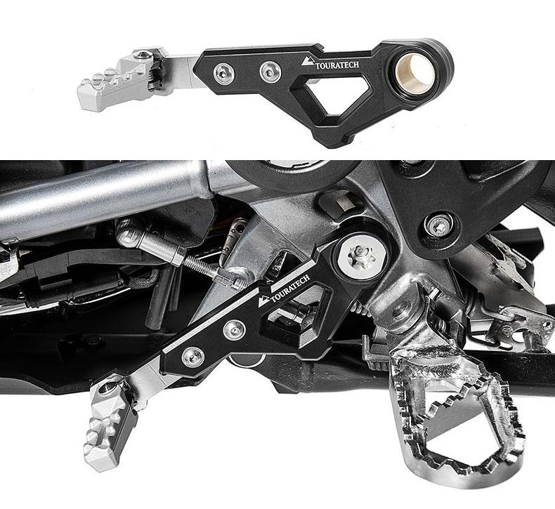 Touratech Adjustable Shift Lever for BMW R1250GS, R1200GS WC (2013+), R1250GS ADV, ADV WC (2014+) - Perfect for Off-Road Adventures & Custom Motorcycle Builds