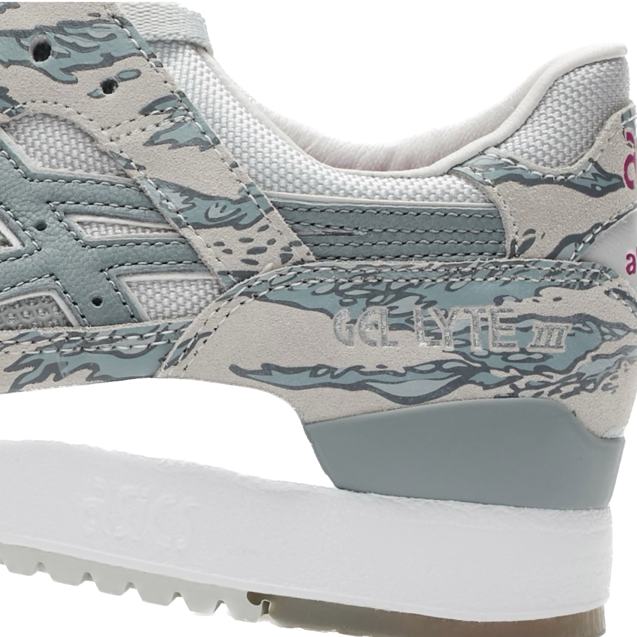 Asics Gel Lyte III Atmos x Solebox Grey Purple Running Shoes - Men's Retro Sneakers for Jogging, Gym & Streetwear Fashion