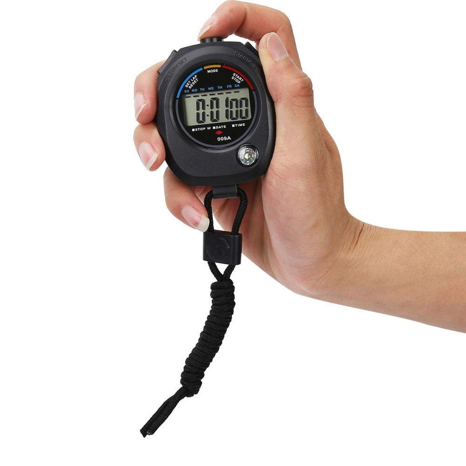 EVTSCAN Multi-Function Digital Stopwatch Timer - 2 Pack LCD Sports Stopwatch with Lap/Split Time for Running, Swimming, Racing & Training | Perfect for Coaches, Athletes & Gym Workouts
