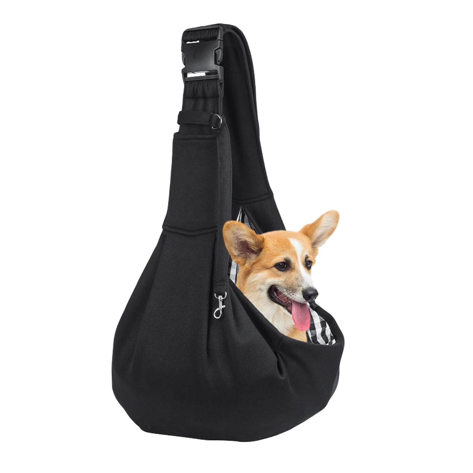 Adjustable Shoulder Strap Dog Carrier Bag - Portable Pet Sling for Small Dogs & Cats up to 7.5kg - Perfect for Travel, Hiking & Outdoor Adventures