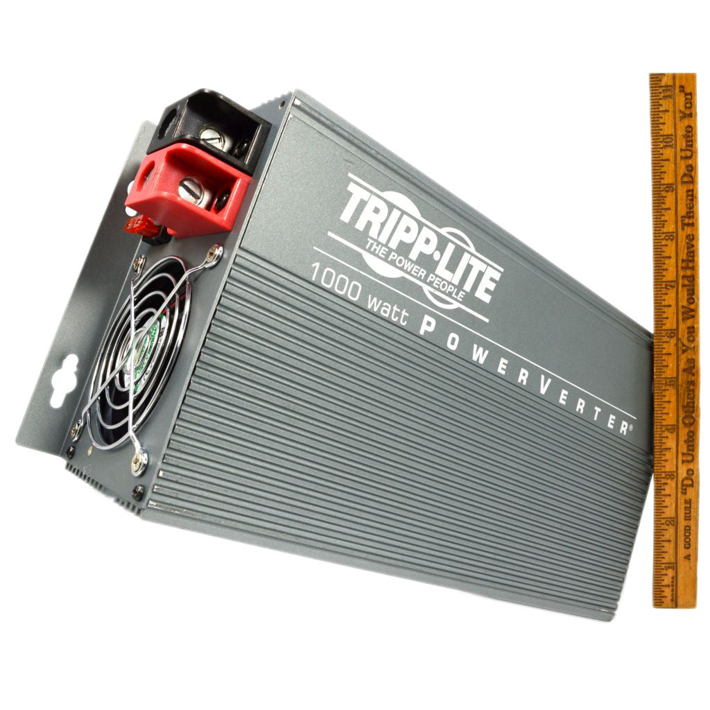 Tripp Lite PowerVerter 1000W Pure Sine Wave Power Inverter - 12V DC to 120V AC Converter for RV, Truck & Off-Grid Power - Like New Condition - Multiple Units Available