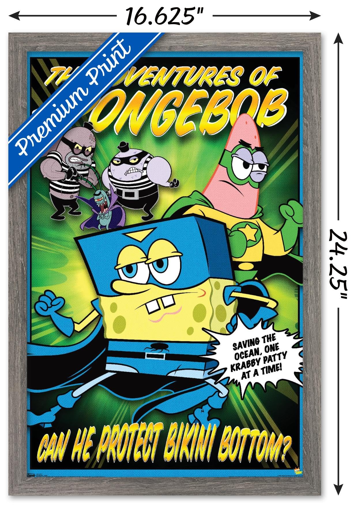 Trends International Nickelodeon SpongeBob SquarePants Funny Wall Poster - 14.725