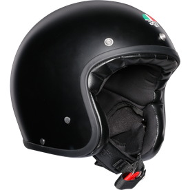 AGV X70 Mono Matt Black Motorcycle Helmet - Lightweight, DOT & ECE Certified for Safety - Perfect for Street Riding, Racing & Commuting