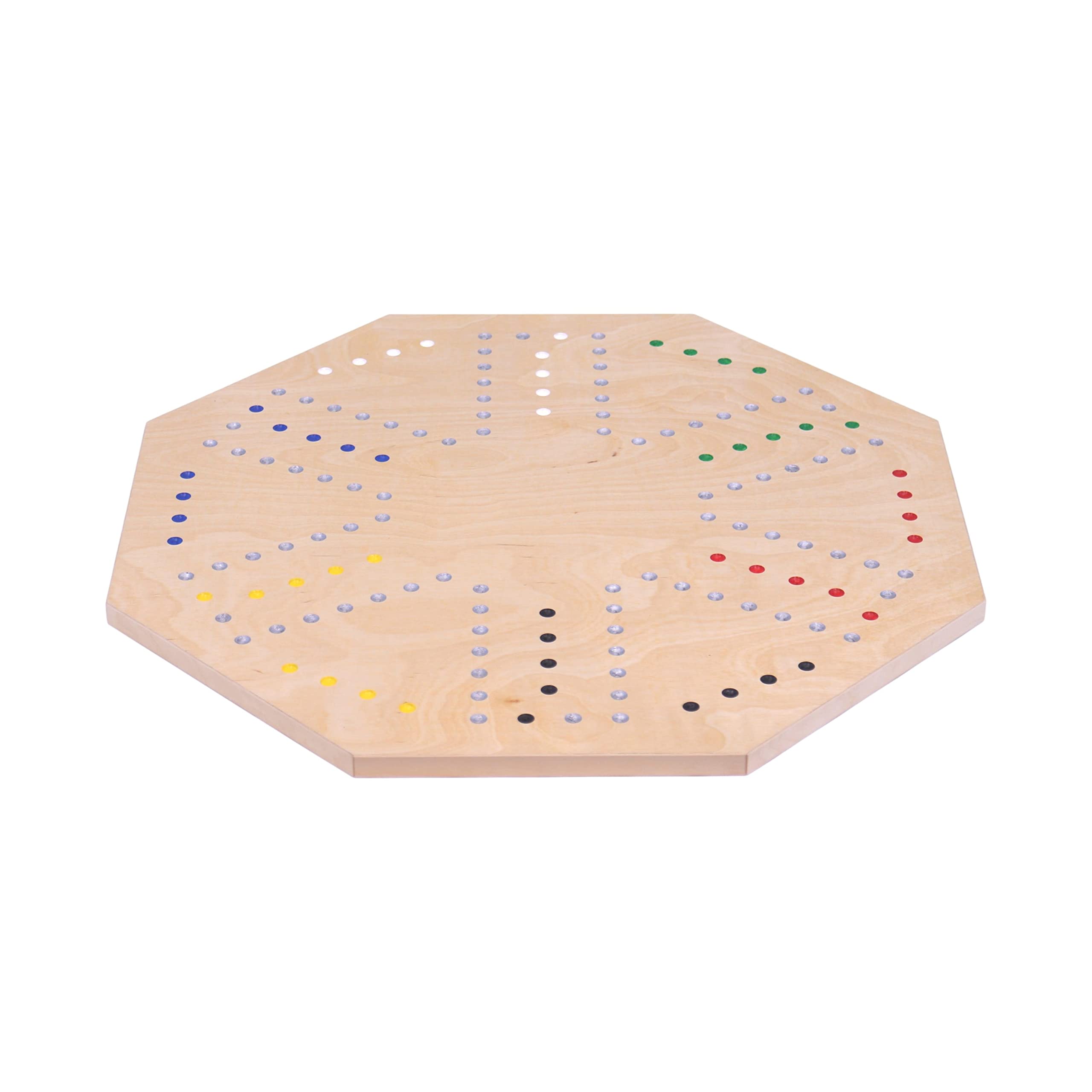 AmishToyBox.com Marble Chase Wooden Game Set with Double-Sided 23