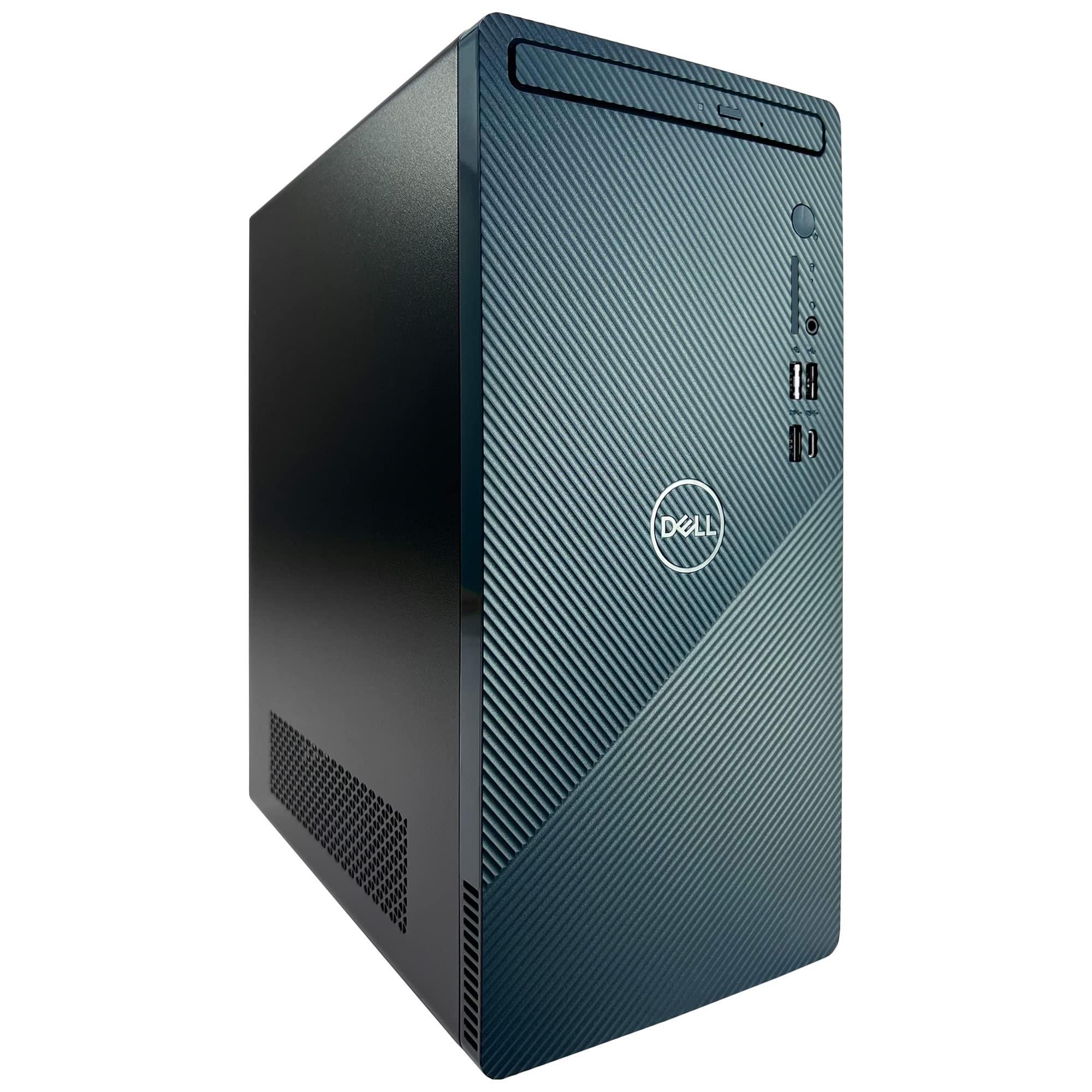 Dell Inspiron 3910 Desktop Computer - 12th Gen Intel Core i5-12400 6-Core Processor (Up to 4.40GHz), 8GB RAM, 4TB SSD + 3TB HDD, Intel UHD Graphics 730, DVD Burner, Windows 11 Home, Mist Blue - Perfect for Home Office, Gaming & Multimedia