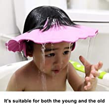 SPARSHMART Baby Bathing Cap - Soft Shower Protection for Infants, Toddler Bath Cap for Gentle Hair Care - Perfect for Baby Showers, Bath Time & Swimming