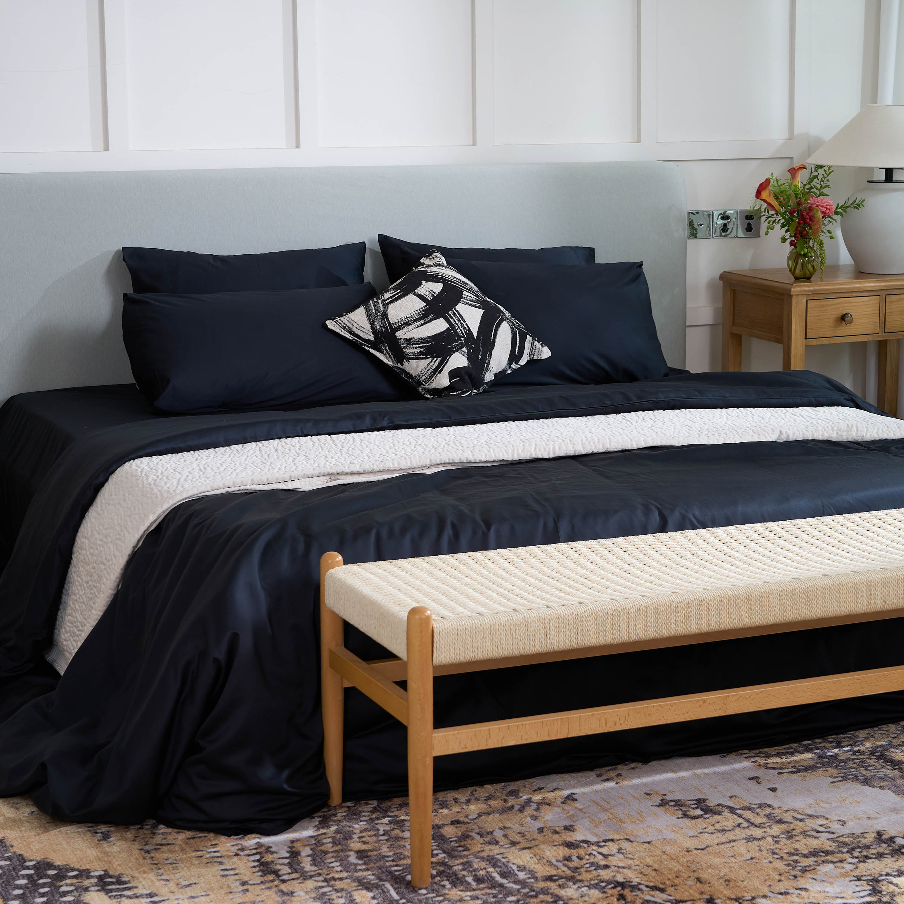 FURRFREE Bamboo Sheet Set - Pet Hair Repellent Bedding for Dogs & Cats | Hypoallergenic, Breathable & Soft | Perfect for Pet Owners & Allergy Sufferers | Bedroom, Guest Room & Dorm Essentials