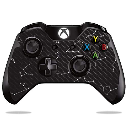 MightySkins Carbon Fiber Skin for Microsoft Xbox One & One S Controller - Constellations Design | Protective, Durable Textured Cover | Easy to Apply & Remove | Made in USA | Perfect for Gaming, Collectors & Customization Enthusiasts