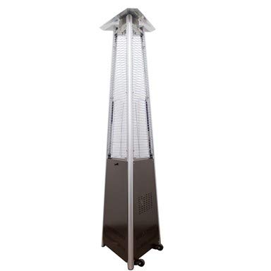 AZ Patio Heaters Commercial Outdoor Triangle Glass Tube Heater Cover - Tan Weatherproof Protection for Patio, Deck, Restaurant & Backyard Use