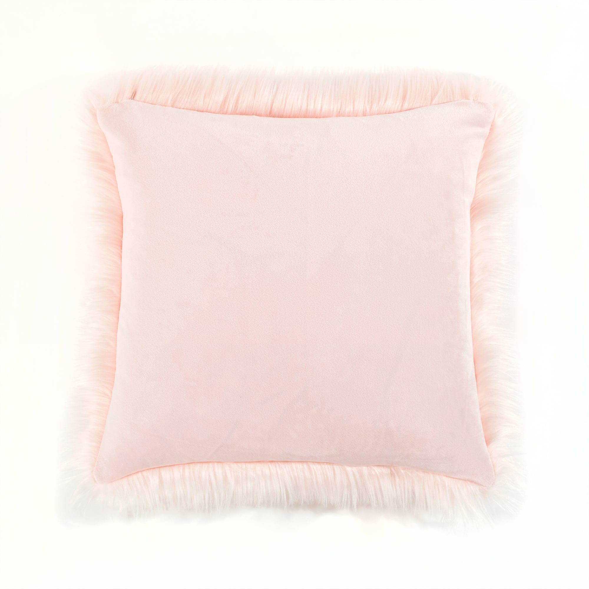 Soft Mongolian Luca Faux Fur Pillow Cover - Luxury Decorative Throw Pillow Case for Sofa, Bed, Couch - Cozy Home Decor for Living Room & Bedroom