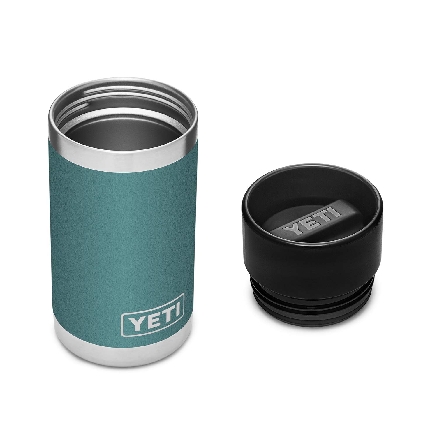 YETI Rambler 12 oz Stainless Steel Vacuum Insulated Water Bottle with Hot Shot Cap - Perfect for Hiking, Camping & Outdoor Adventures