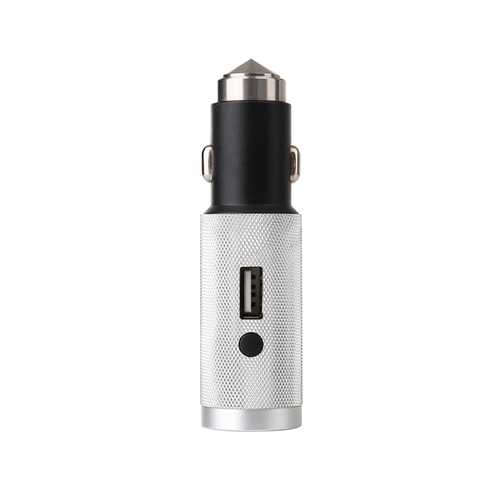 Bakeey LED Flashlight with Window Breaker & Fast Car Charger - Emergency Tool for Mobile Phone, Tablet, Camera, MP4 - Perfect for Road Trips, Camping & Power Outages