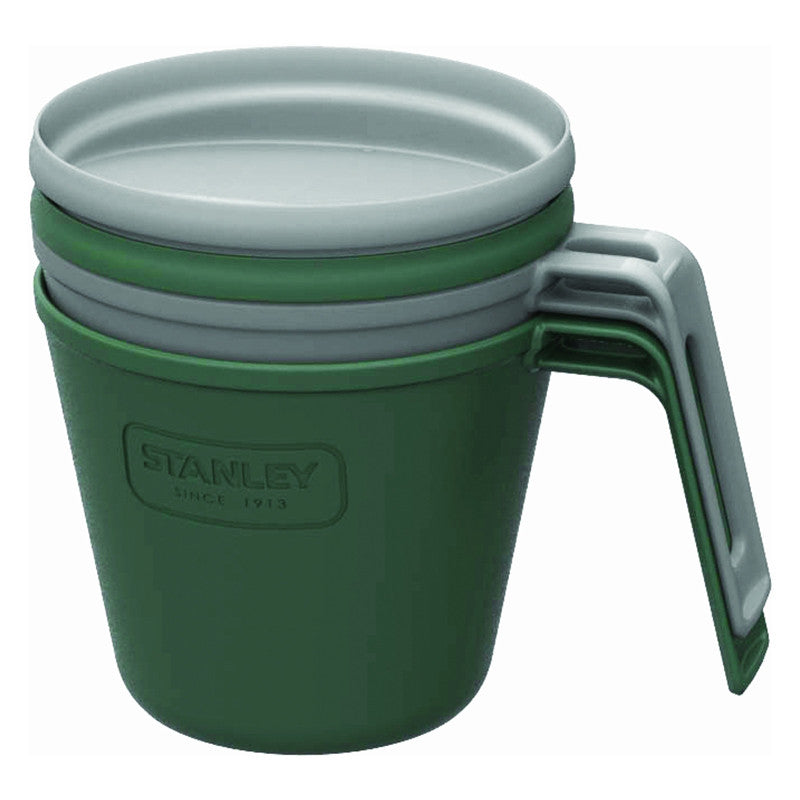 Stanley Adventure Nesting Mug & Bowl 0.47L (16oz) - Insulated Stainless Steel Camping Cookware Set for Hiking, Backpacking & Outdoor Adventures