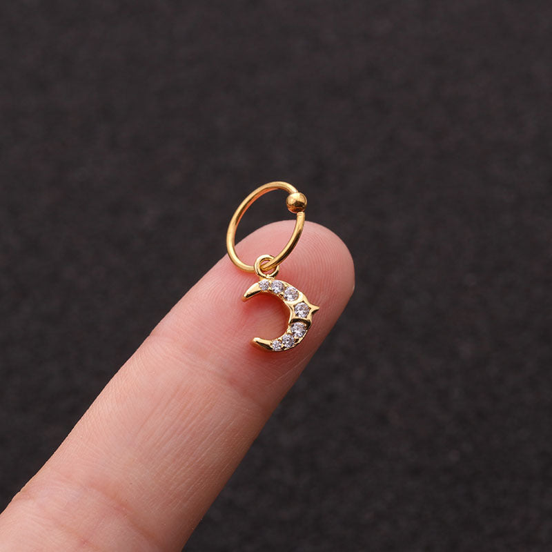 20G Surgical Steel Cartilage Hoop Earrings - Dangle Hoop Earrings for Women | HSPJ1936 | Perfect for Everyday Wear, Parties & Gifts