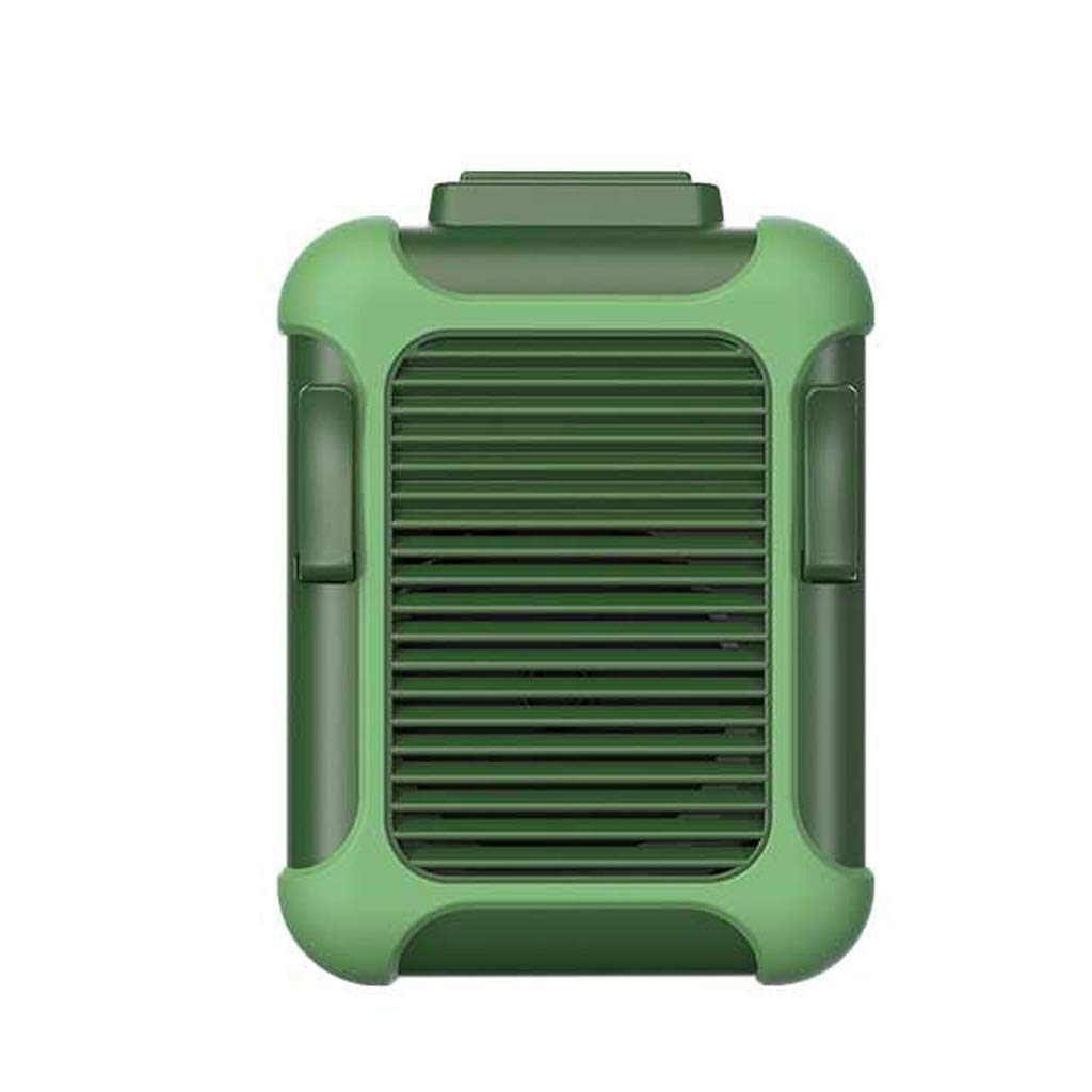 Portable Rechargeable Hanging Waist Fan - Hands-Free Personal Cooling Fan with Quiet Operation, USB Battery Powered Wearable Fan for Outdoor, Sports, Travel & Office Use (Color: A)