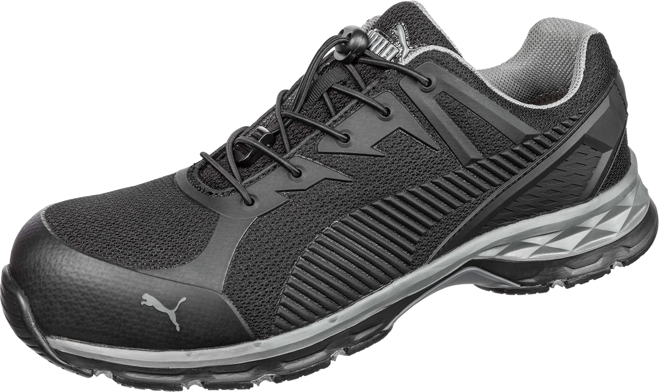 PUMA Safety Fuse Motion 2.0 Men's Composite Toe Work Shoes - Slip Resistant, Breathable & Static Dissipative for Construction, Warehouse & Industrial Safety Workwear