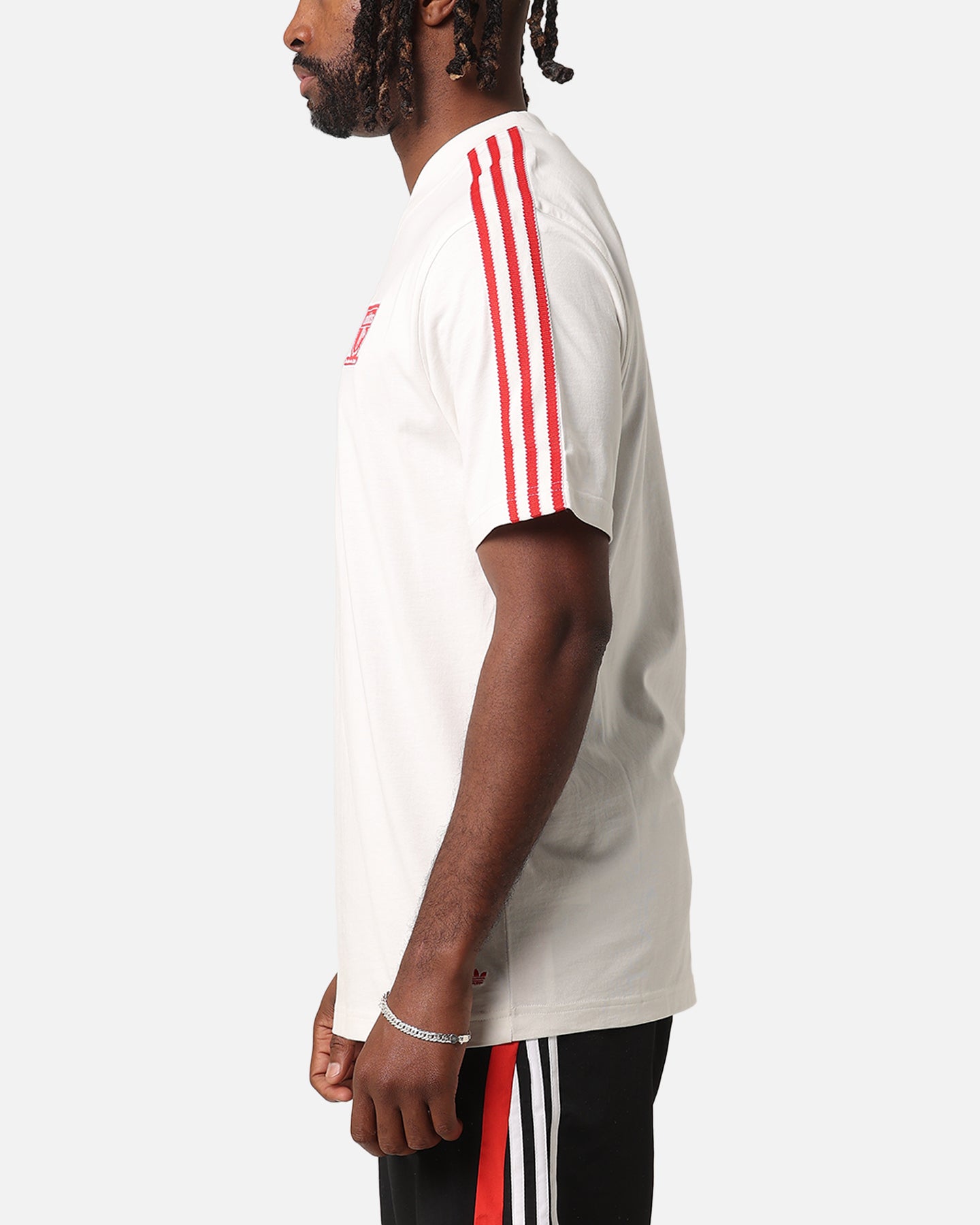 Adidas Graphic T-Shirt for Men - Soft Cotton Short Sleeve Tee with Stylish Print - Perfect for Casual Wear, Gym & Street Fashion | Cloud White
