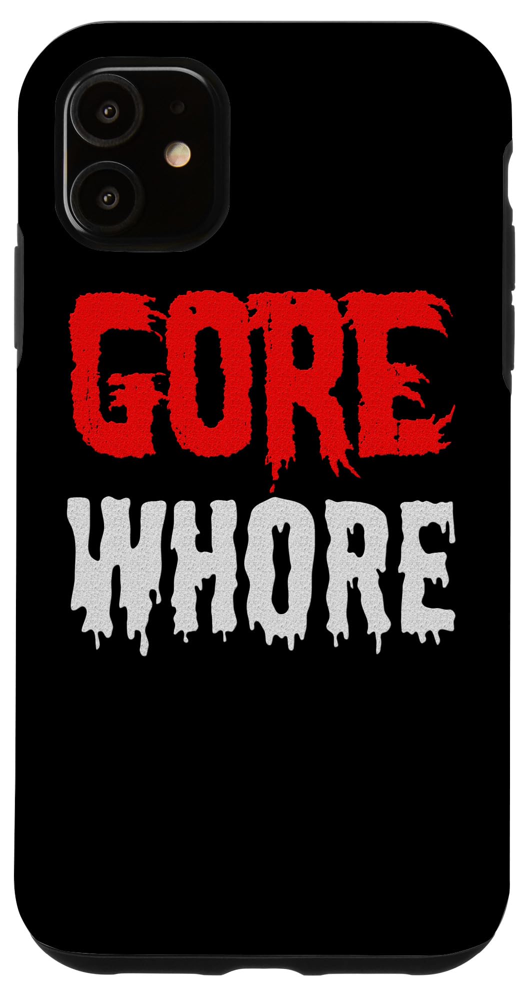iPhone 11 Horror Movie Fan Case - Scary Gore Design Phone Cover for Halloween, Horror Conventions & Movie Nights
