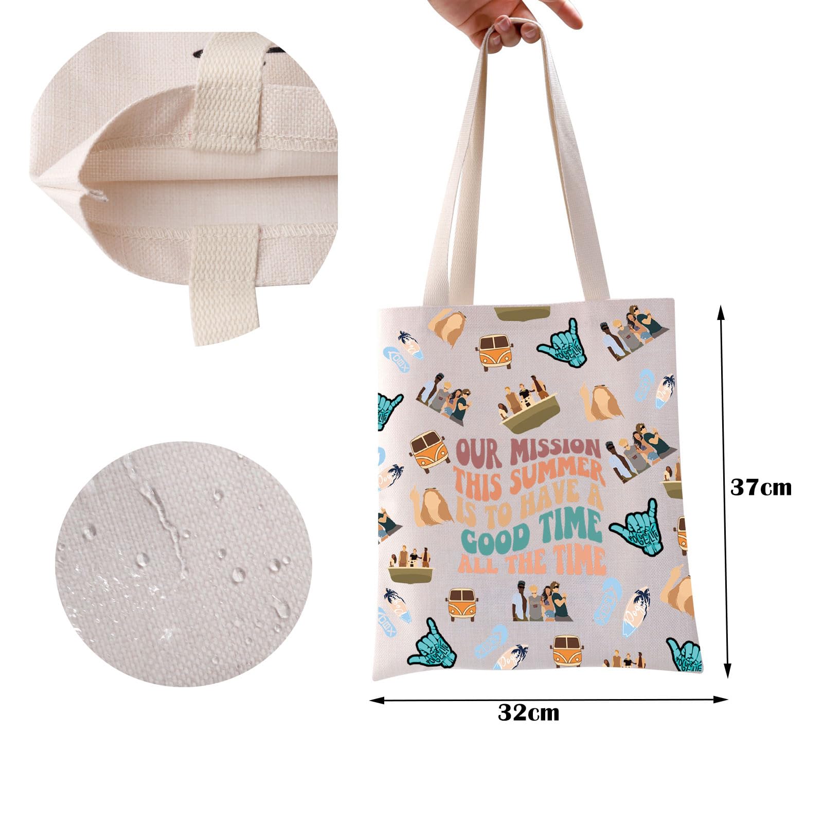ZJXHPO OBX Pogue Outer Survival Kit - Waterproof Zippered Makeup Bag for Beach Adventures, Travel & Outdoor Activities - Perfect Gift for North Carolina Coastal Lovers