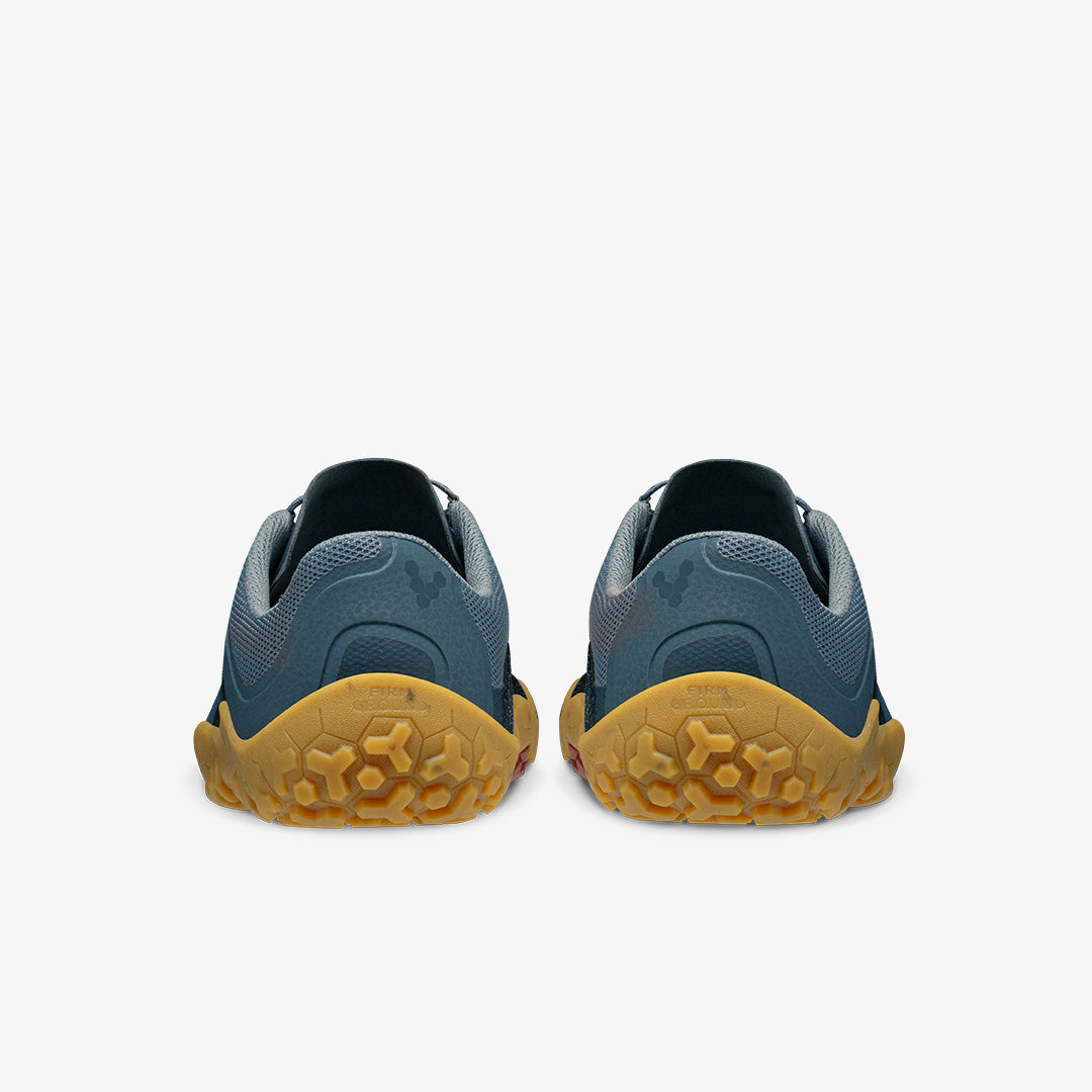 Vivobarefoot Men's Primus Trail II FG Barefoot Shoes - Navy Blue | Lightweight & Flexible for Hiking, Running & Outdoor Adventures