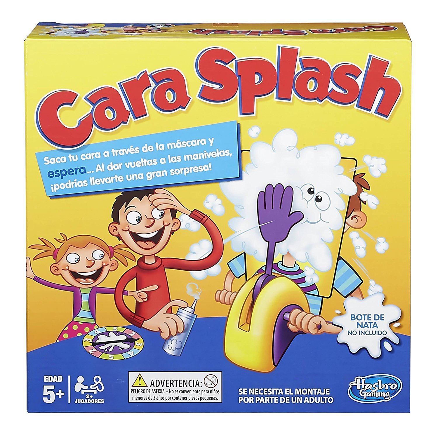 Hasbro B7063105 Cara Splash Game - Fun Water Splashing Outdoor Party Game for Kids & Families - Perfect for Pool Parties, Beach Trips & Backyard Fun