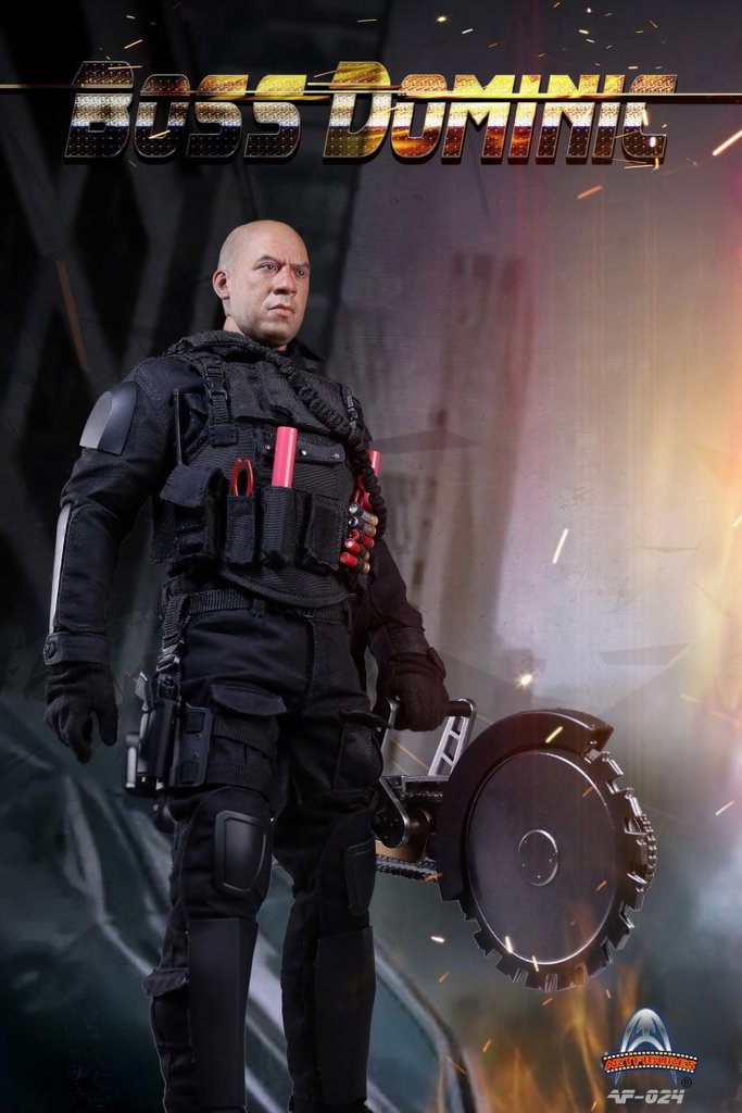 1/6 Scale AF 024 Boss Dominic Toretto Vin Diesel Collectible Action Figure - Perfect for Movie Fans, Model Collectors & Display Showcase