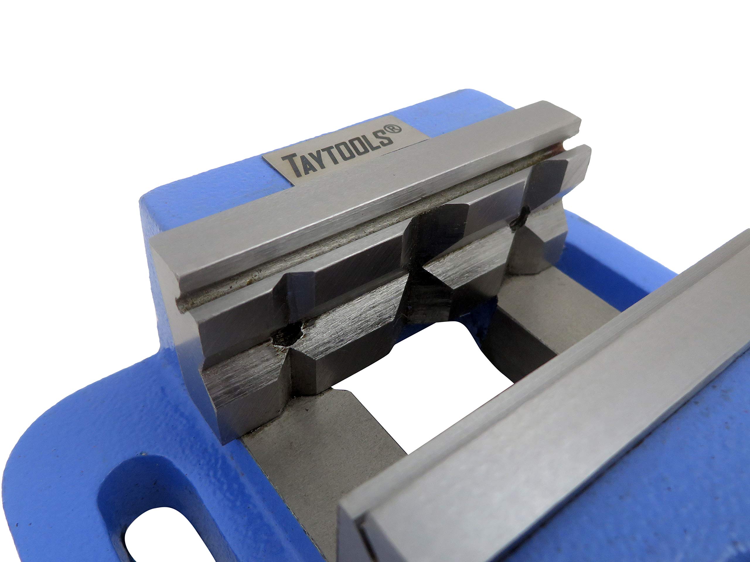 Taytools 465968 3-Inch Drill Press Vise with Slotted Base - Heavy Duty Bench Vise for Woodworking & Metalworking | Perfect for Drilling, Milling & Workshop Projects