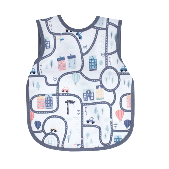 Tiny Town Baby Bibs for Toddlers 6 Months+ | Soft, Adjustable & Waterproof Feeding Bibs for Messy Eaters | Perfect for Meal Time, Snacks & Daycare Use