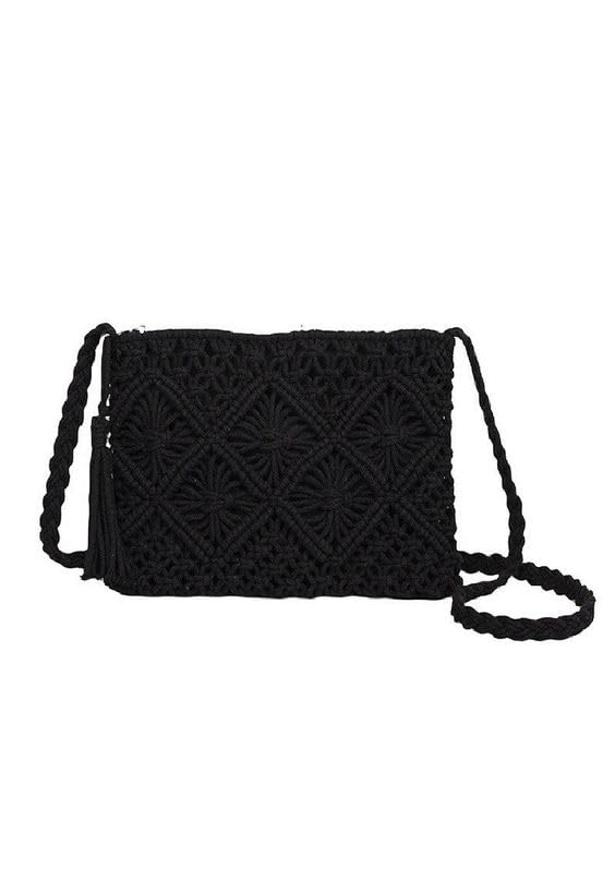 Handmade Macrame Crossbody Bag for Women - Boho Sling Purse for Daily Use