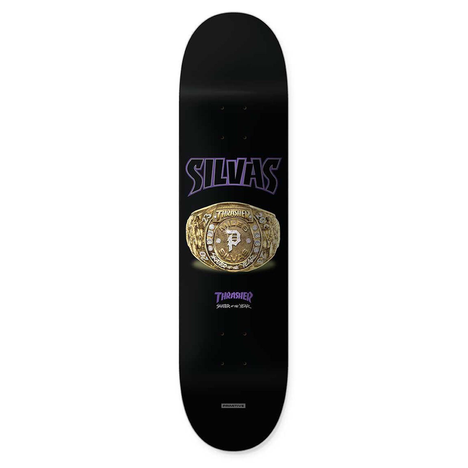 Primitive Skateboard Deck Silvas Skater Of The Year 8.25