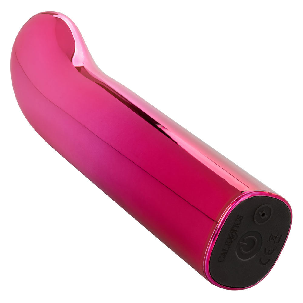 Glam G Vibe Curved G-Spot Vibrator for Women - Powerful Clitoral & G-Spot Stimulation - Waterproof Rechargeable Adult Toy - Perfect for Solo Play & Couples Foreplay