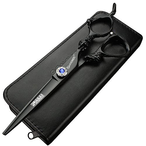 Professional Hairdressing Scissors Set - 6 Inch Japanese Steel Hair Cutting Shears & Thinning Scissors for Salon & Home Styling (Ideal for Precision Haircuts, Trimming, and Layering)