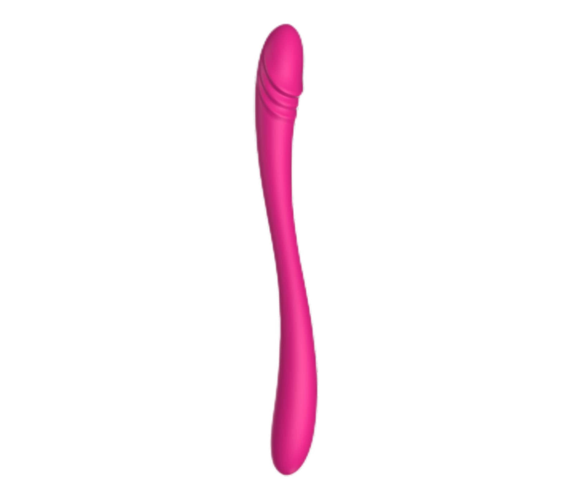 Realistic Double-Headed G-Spot Dildo Vibrator - 14.5 Inch Body-Safe Silicone, Wireless Remote Control, 7 Powerful Vibration Modes, Rechargeable Adult Toy for Women & Couples - Perfect for Solo Play, Partner Exploration & LGBTQ+ Pleasure