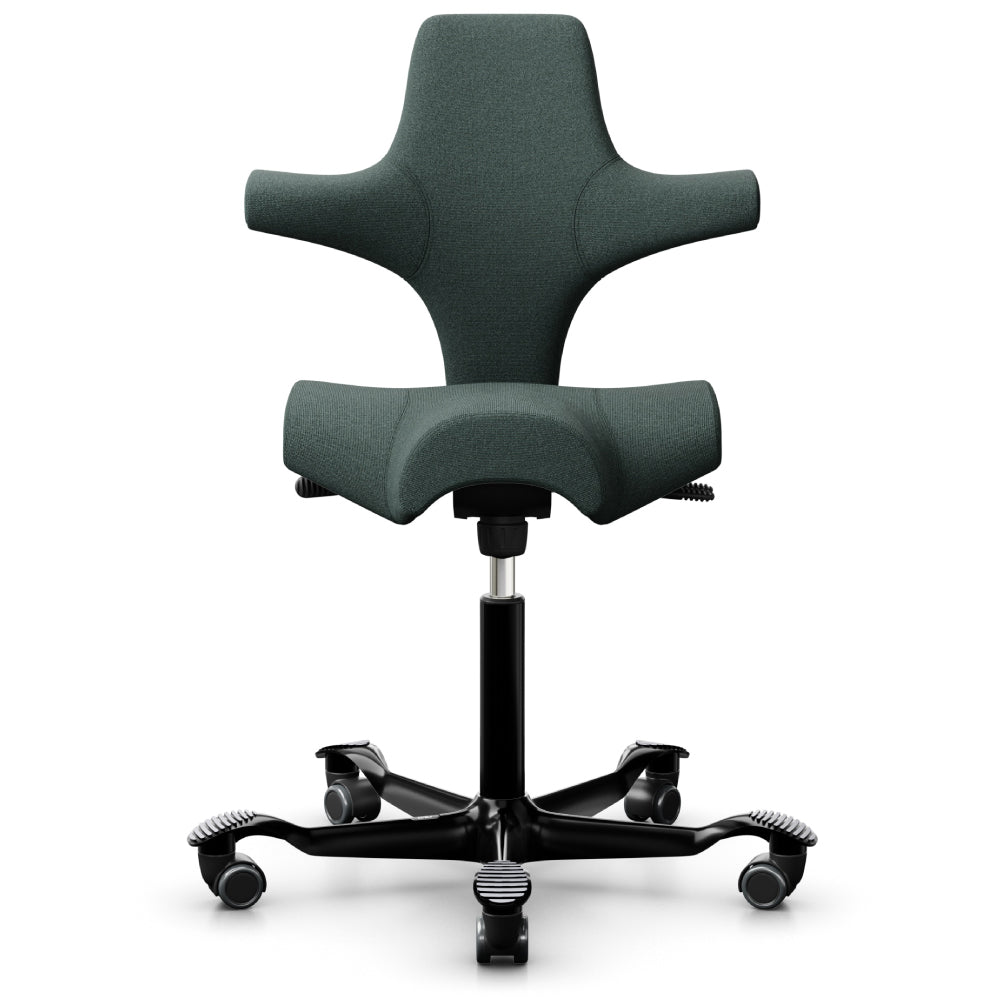 HÅG Capisco 8106 Ergonomic Saddle Chair - Adjustable Height & Tilt for Office & Home Workspace - Perfect for Desk Work, Gaming & Creative Professionals