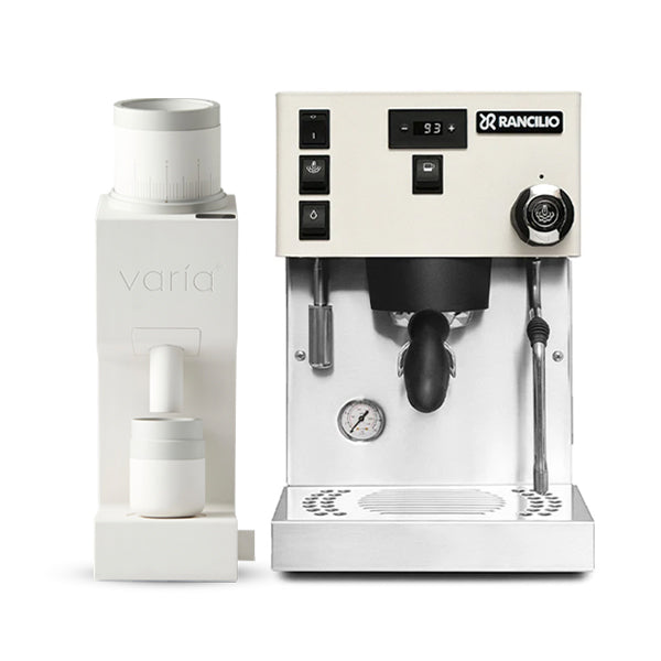 Rancilio Silvia Pro X Espresso Machine & Varia VS6 Grinder Bundle - Professional Coffee Bar Setup for Home & Cafe Use
