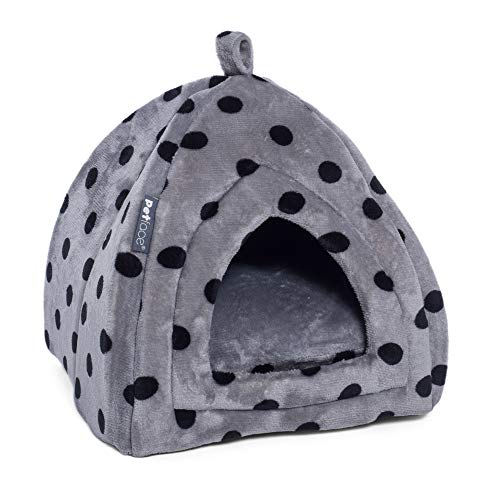 Plush Grey/Black Spots