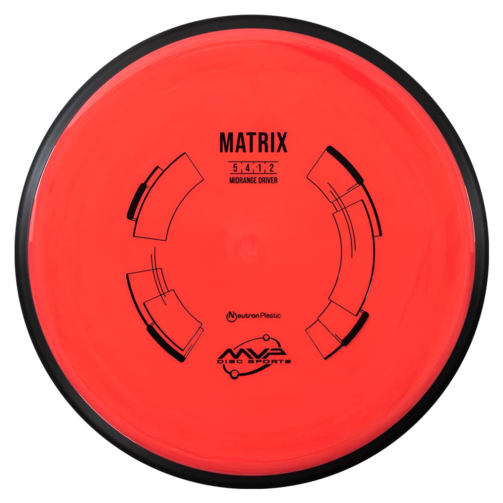 MVP Disc Sports Neutron Matrix Disc Golf Midrange - Premium Golf Disc for Accurate Throws (Colors Vary) | Perfect for Tournament Play & Recreational Disc Golfing