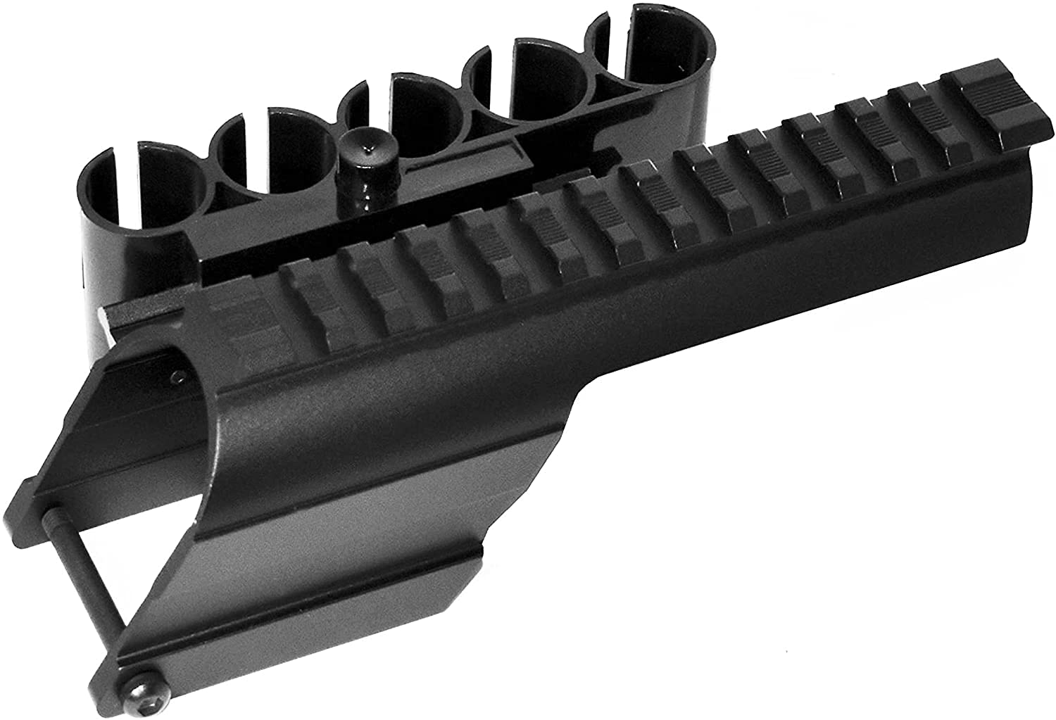 Trinity Picatinny Rail Optic Mount & Shell Holder Combo for Mossberg 500 & Maverick 88 12 Gauge Shotguns - Perfect for Hunting, Tactical Shooting & Home Defense