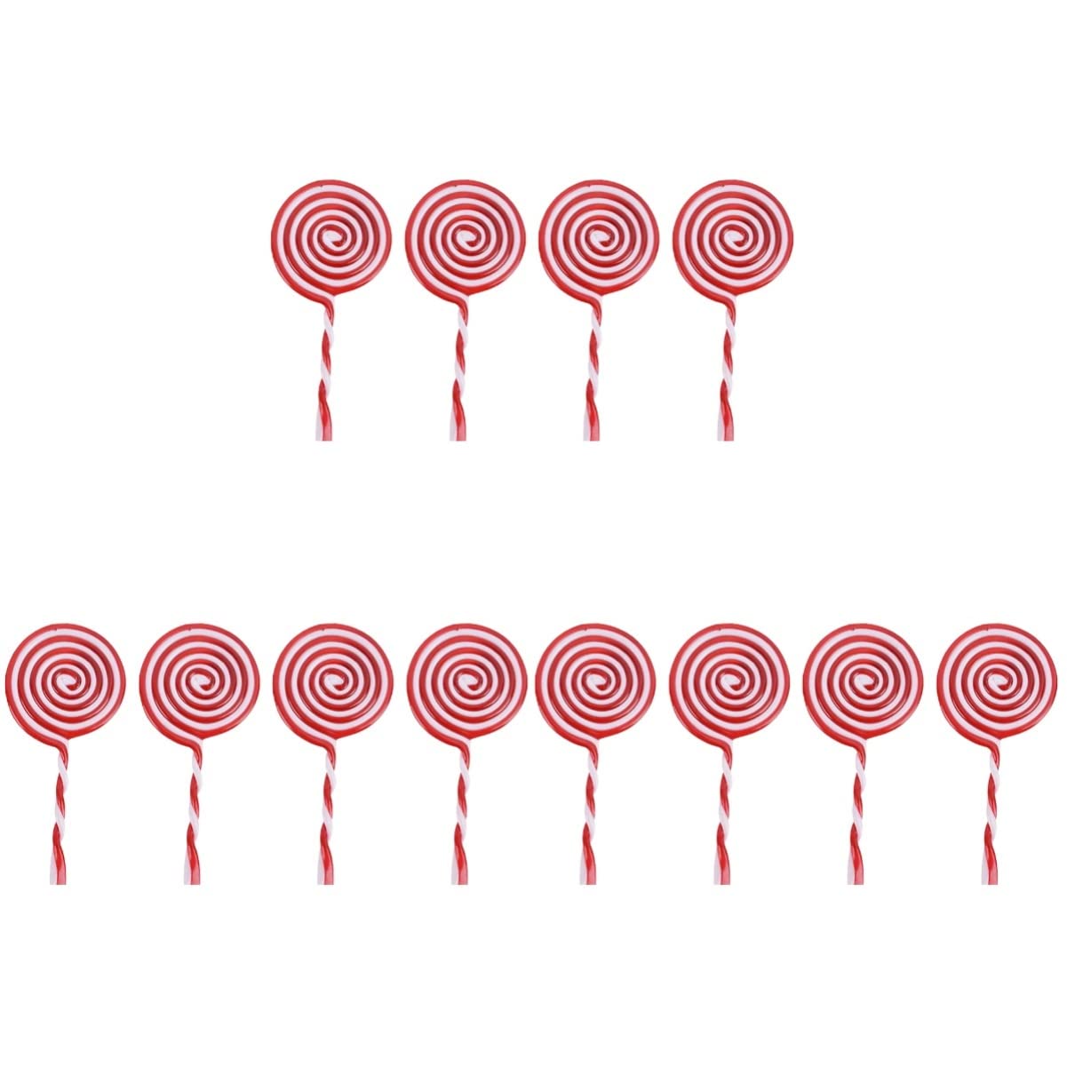 PRETYZOOM 3-Piece Christmas Tree Candy Ornaments Set - Festive Xmas Candy Cane Decorations for Holiday Tree (4-Pack) - Perfect for Home, Office & Christmas Party Decor