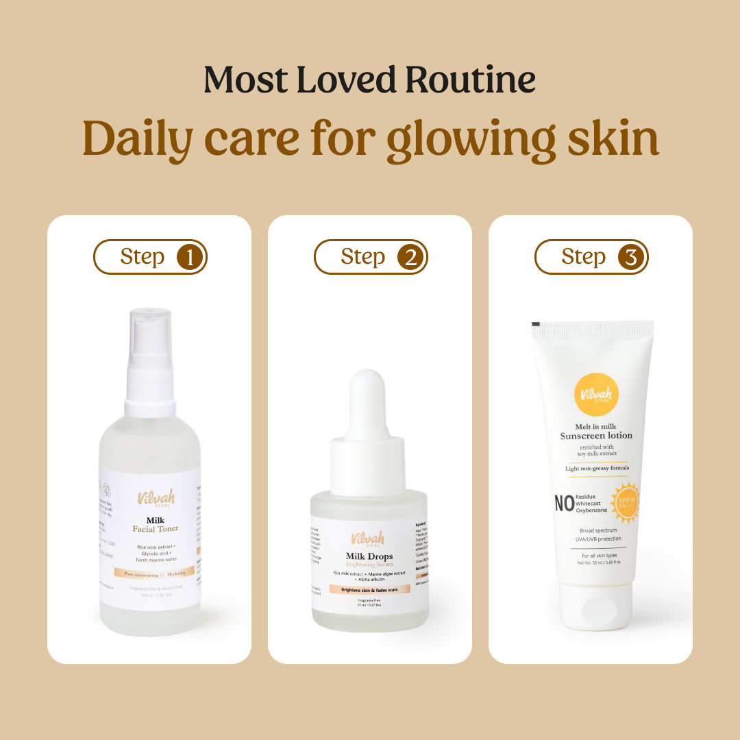 Organic Everyday Care Milk Kit for Babies - Gentle & Nourishing Baby Skincare Set - Perfect for Daily Moisturizing, Diaper Rash & Sensitive Skin Care