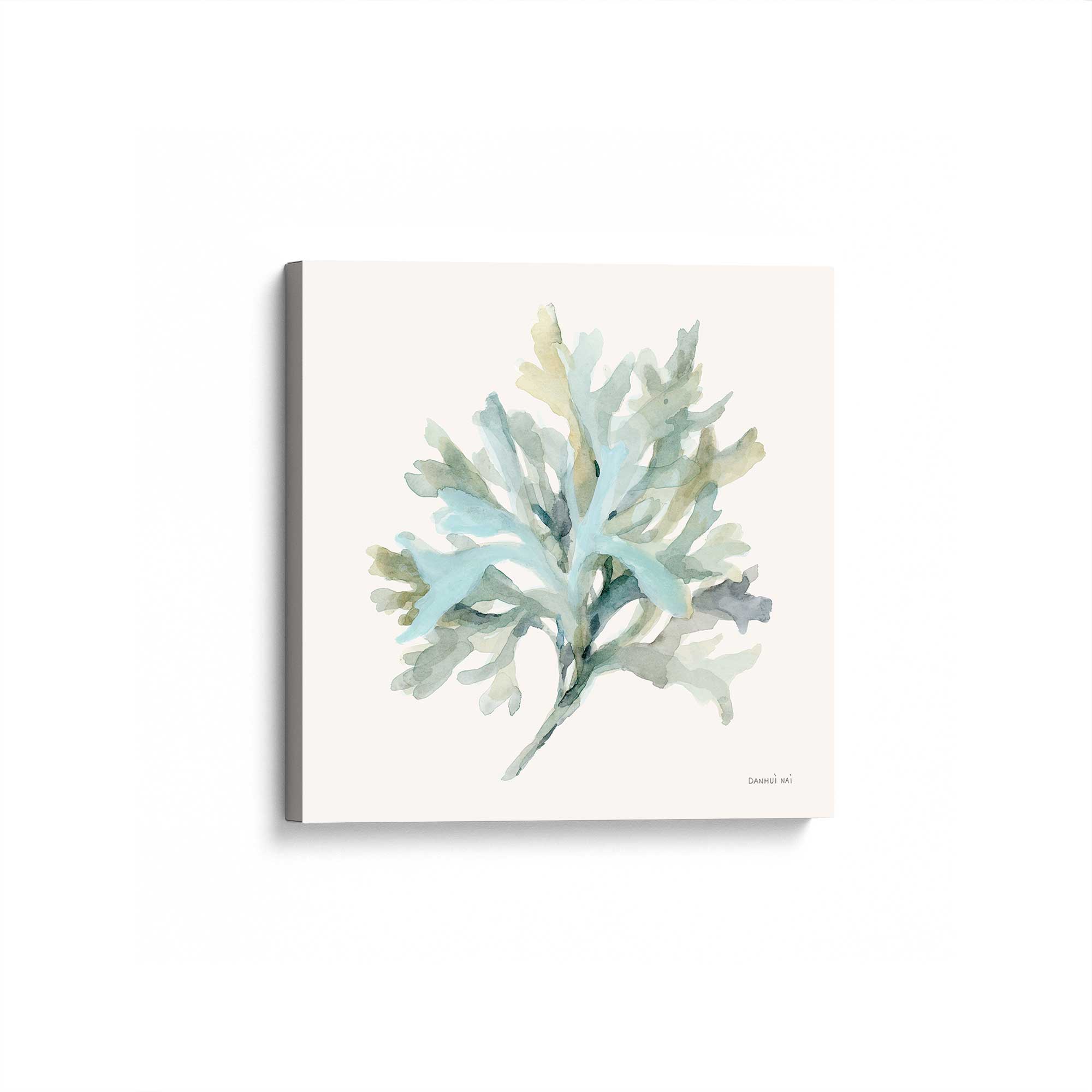 Coastal Sagebrush Whisper Canvas Wall Art - Nature Inspired Home Decor for Living Room, Bedroom & Office