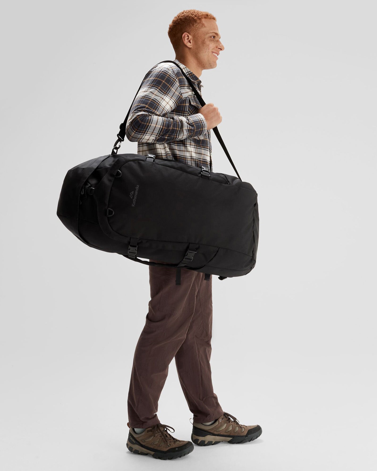 Entrada Pack v3 65L Backpack - Durable Black Stingray Material for Hiking, Camping & Travel | Waterproof & Lightweight Outdoor Gear