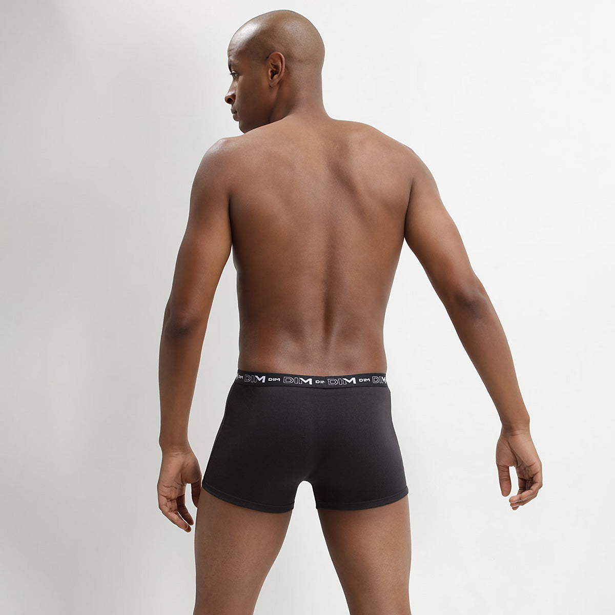 3 Pack Men's Black Cotton Stretch Boxer Briefs - Soft, Breathable & Comfortable Underwear for Everyday Wear, Workout & Lounge