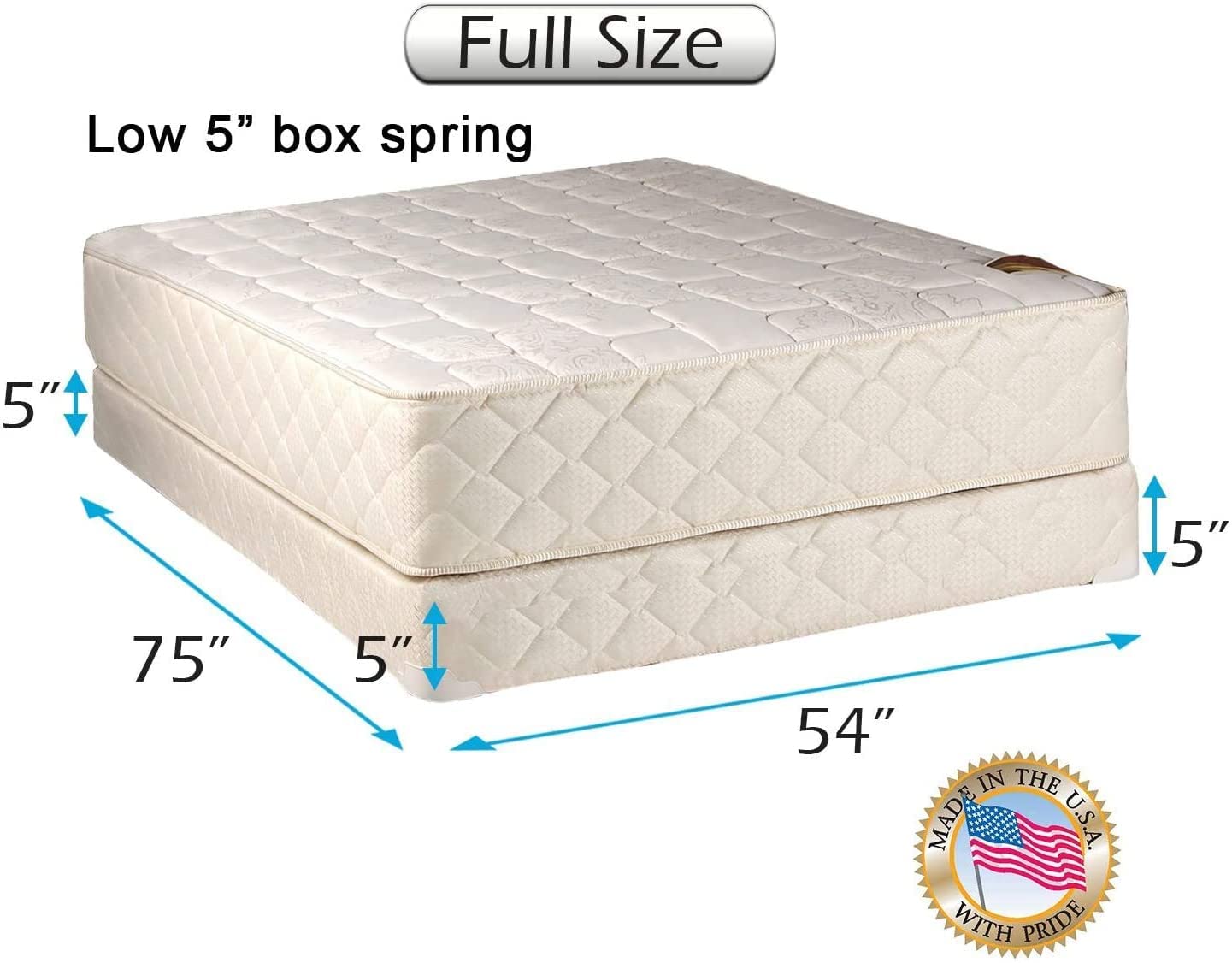 DS Solutions Grandeur Deluxe Full Mattress & 5